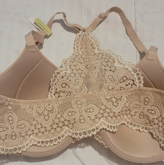 Maidenform Tan Seamless Plunge Bra with Adjustable Straps - Picture 4 of 5